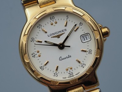 Serviced *Near Mint* LONGINES Conquest L152.4 Quartz Womens Vintage Watch Japan