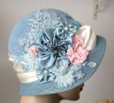 1920s Flapper Vintage Style Wide Brim Summer ...