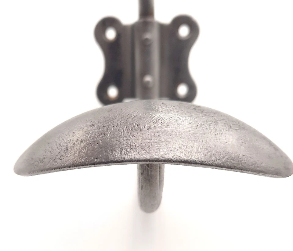 Porte manteau ancien vintage mural métal-bois - Patère vintage - Photo 4/4