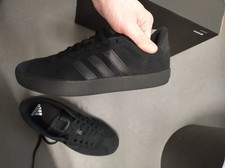 adidas VL Court 3.0 Herren Sneaker Schwarz Low Top Schnürung EU 43 1/3 …