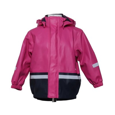 Didriksons, Regenjacke, Mädchen, Größe: 100, Pink/Grau #9yv