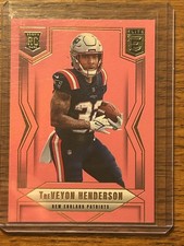 2025 Panini Donruss Elite - Rookies Treveyon Henderson #152 Pink Ink (RC)