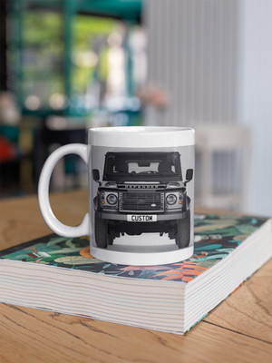 Personalisierter Land Rover Classic Defender 90 & 110 Kaffeebecher