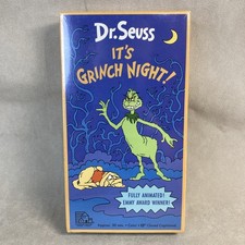 Dr. Seuss Its Grinch Night 1977 VHS Random House Home Video Animation SEALED NOS