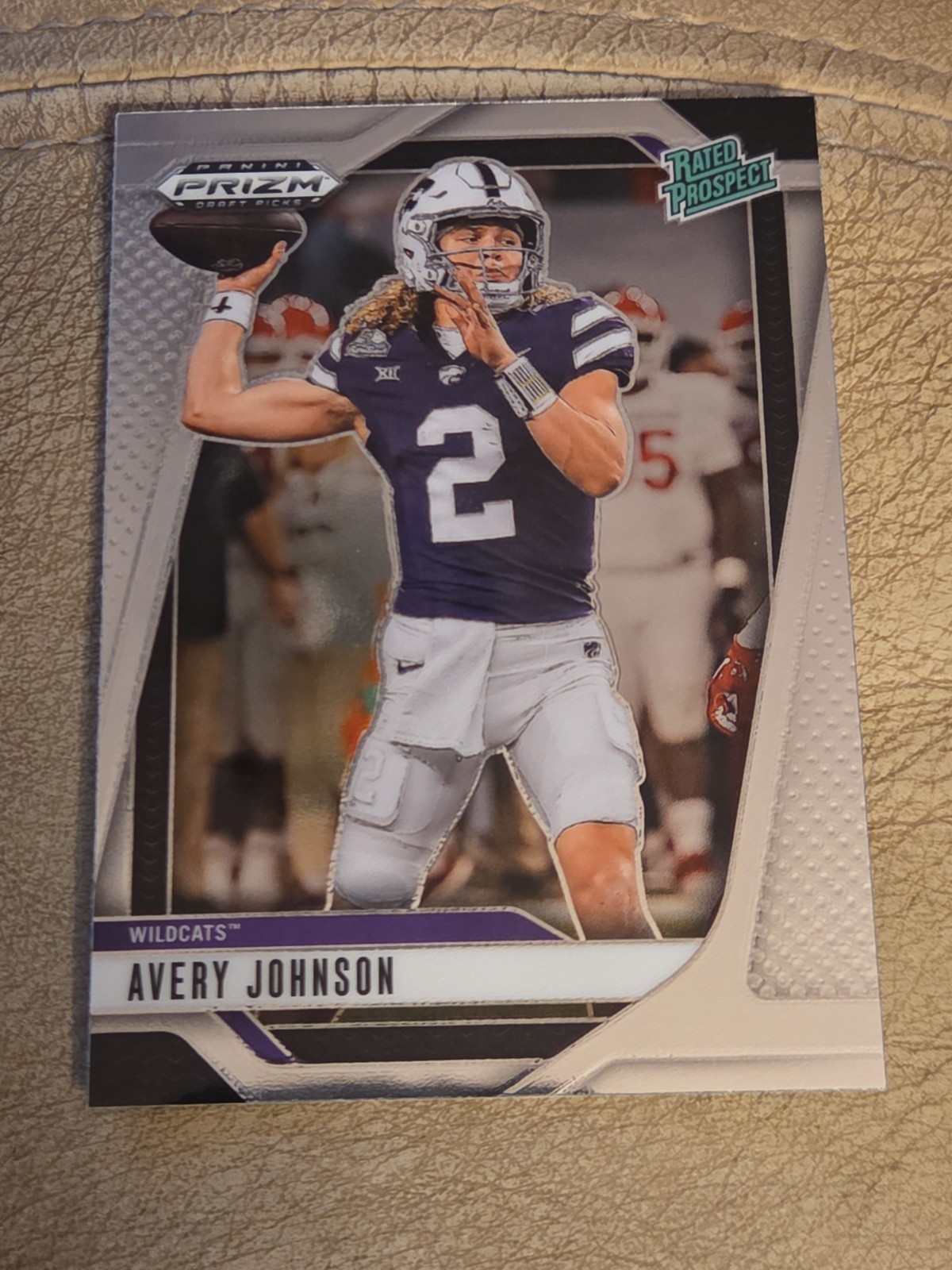 2025 Panini Prizm Draft Picks Avery Johnson Kansas State Wildcats #29