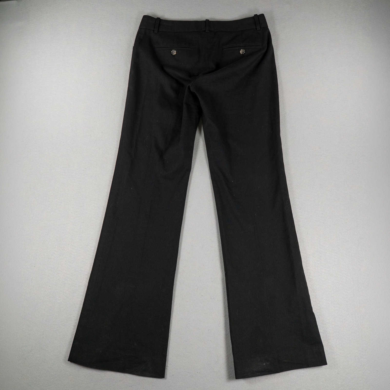 Theory Womens Pants Bootcut Stretch Cotton Mid Rise Black Size 4 Professional image 5