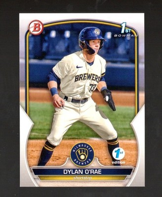 2023 Bowman 1st Edition Dylan O'Rae BPPF-143 1st | Milwaukee Brewers