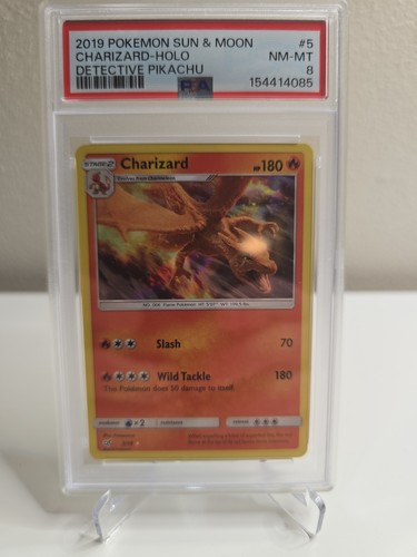Charizard graded PSA 8 for sale on eBay