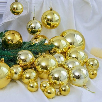 Weihnachtskugeln Verschiedene Farben Weihnachtsbaum Kugeln Christbaumkugeln