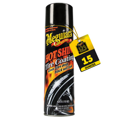 Meguiar s Hot Shine Tire Coating Spray 15 oz High Gloss Wet Look Tire Shine