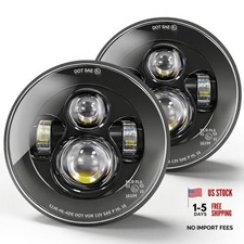 7 Inch Led Headlights DOT Approved H6024 Headlight -LED 1996-2018 CJ TI LJ JK