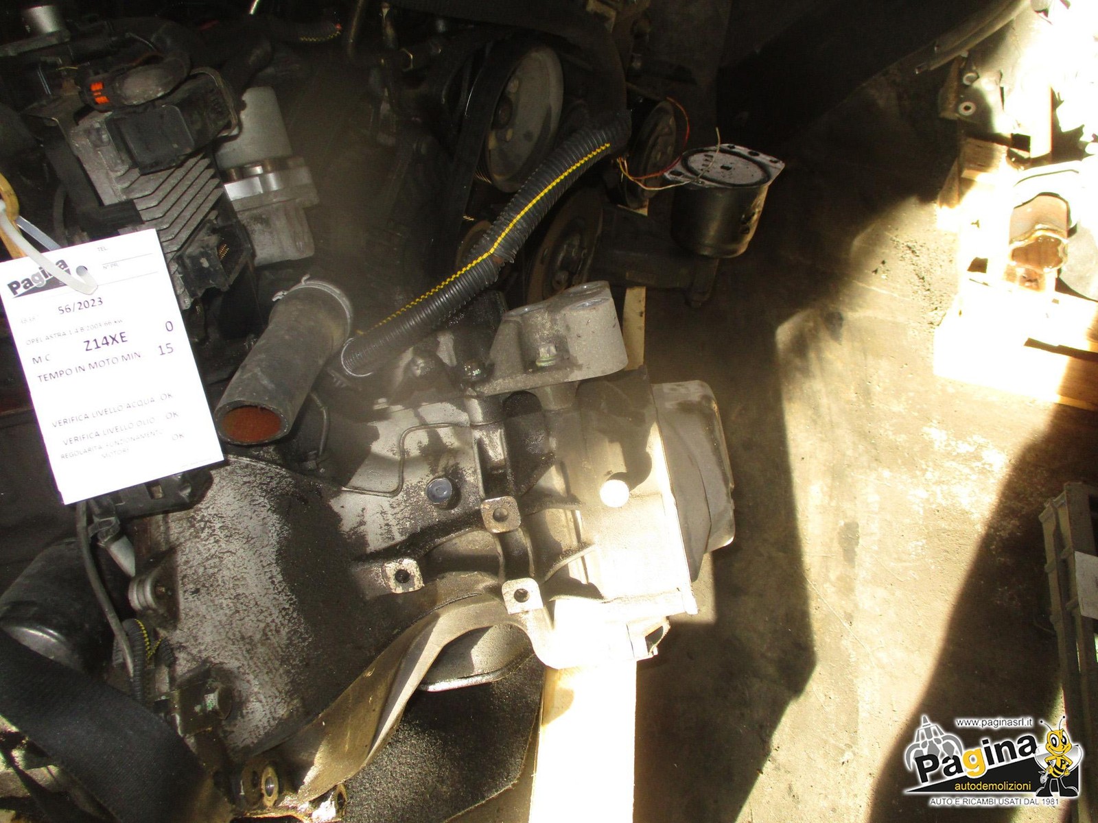 55561999 Cambio compl. Z12XE OPEL ASTRA (T98) 1.2 16V Ber. 5p/b/1199cc
