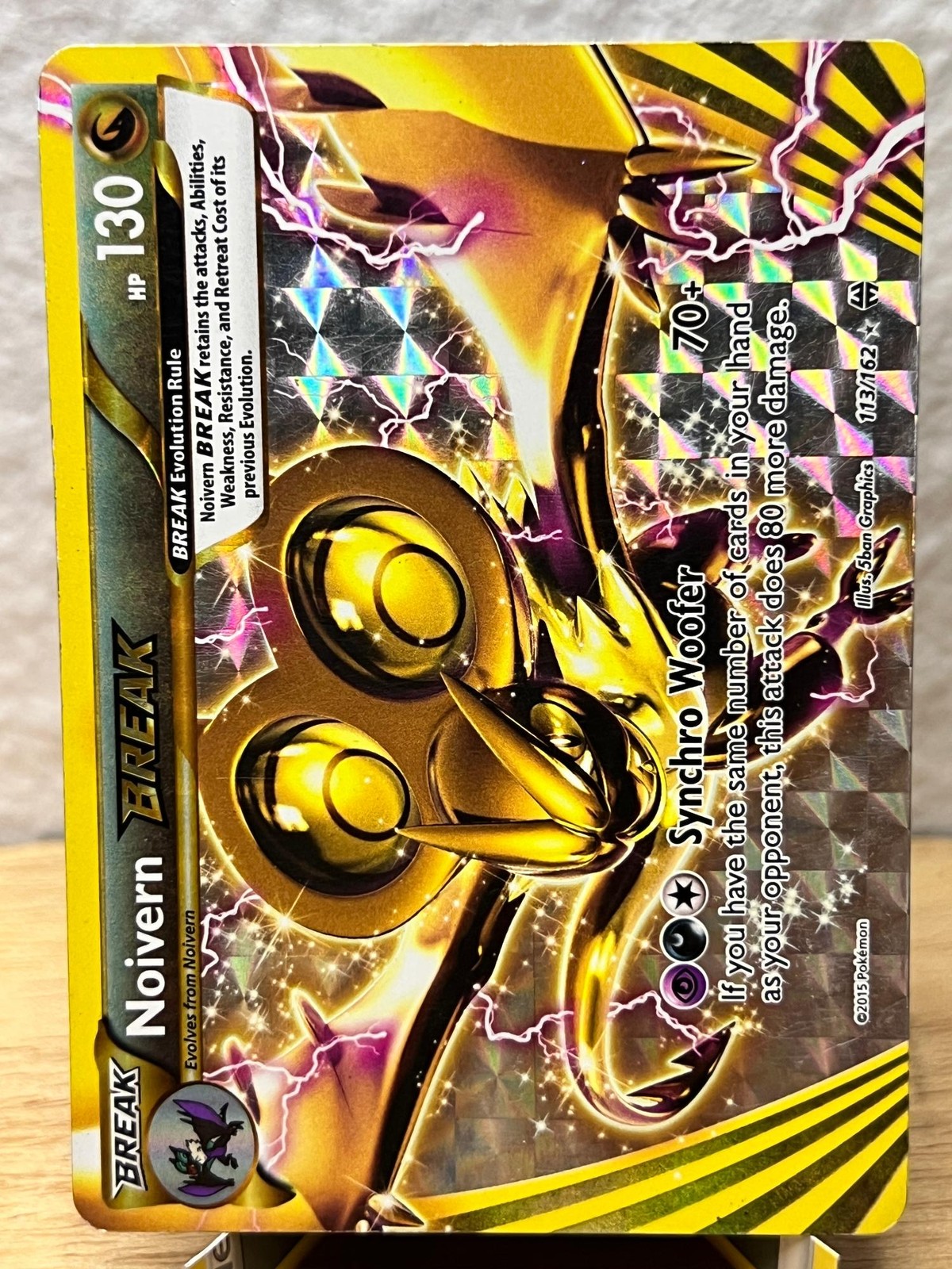 BREAKthrough Noivern BREAK 113/162 Rare BREAK Pokemon MP