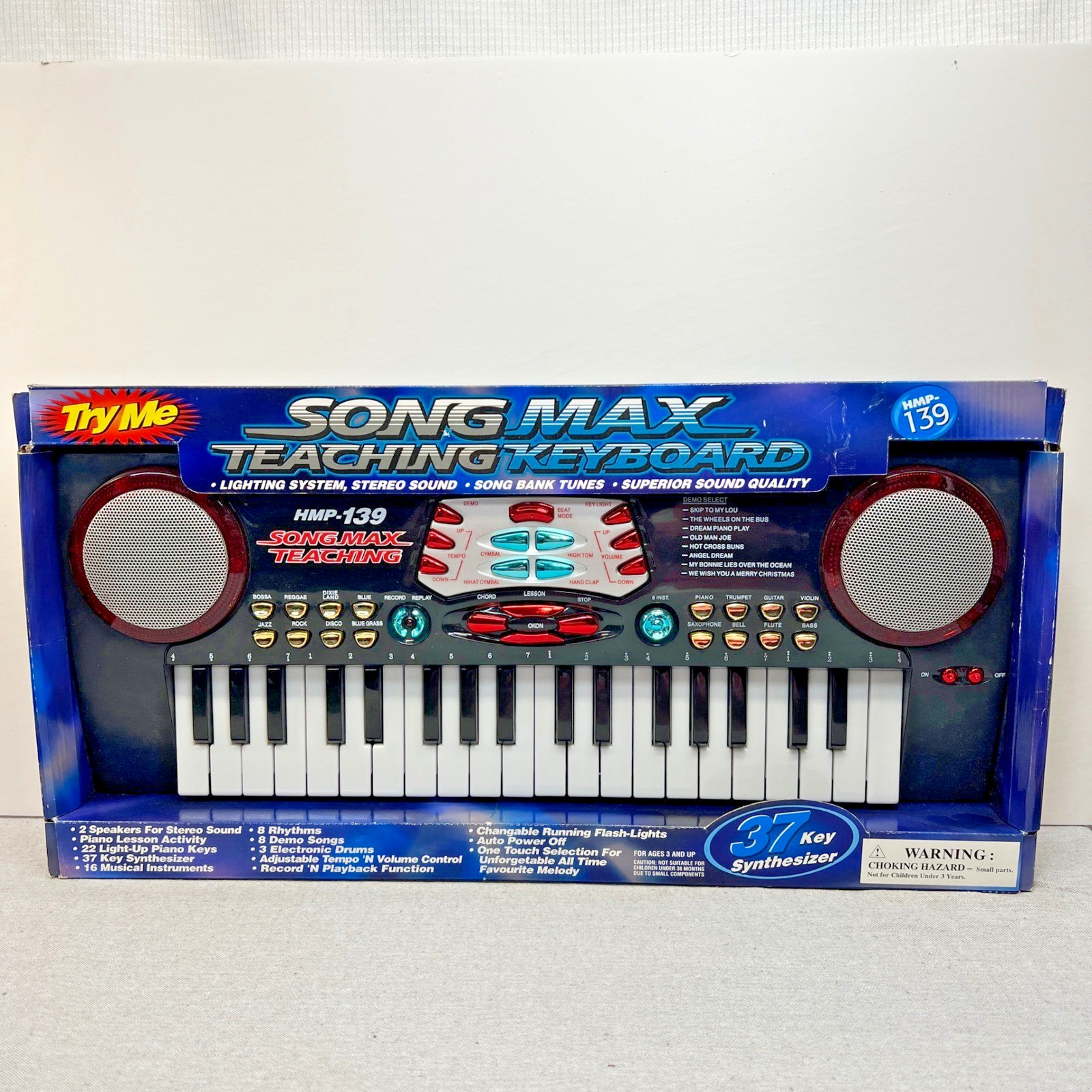 Electronic Kids Song Max Teaching Keyboard Piano HMP-139 37 
