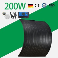 200Watt Flexibel Solarpanel Solarmodul 200W Monokristallin FüR Wohnmobil Boot De