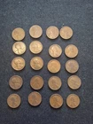 20 Vintage 1909 Lincoln Wheat Penny Coin Collection