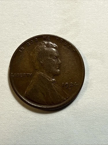 1924 D Lincoln Wheat Cent Penny VF Very Fine Condition Nice Coin See Pics 10299