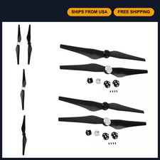 2 Pairs 13" Carbon Fiber Propellers with Mount Kits for DJI Inspire 1 Drone Acce