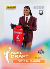 Cotie McMahon 2026 Panini Instant WNBA Draft Night #11 Mystics RC Presale