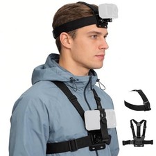 Action Camera Mount Kit: Phone Chest  Head Mount for GoPro DJI Insta360