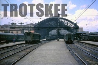 35mm Slide RENFE Spanish Railways Station View Madrid Atocha 1964 Spain Orig