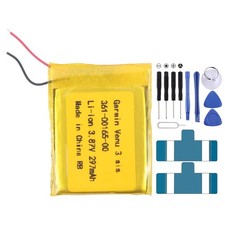 For Garmin Venu 3 sis 361-00165-00 297mAh Battery Replacement