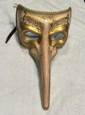 MASK HALLOWEEN VENETIAN MARDI GRAS LONG NOSE MASQUERADE