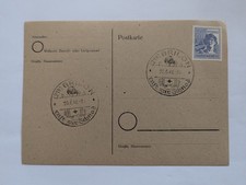 Alliierte Besetzung Kontrollrat Belegelot Briefmarken Ausstellung Brilon