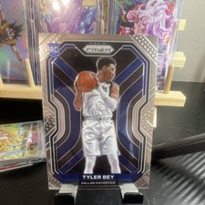 Panini Prizm 2020-21 Tyler Bey Rookie Base #251 Dallas Mavericks Card. rookie card picture