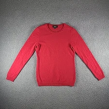 Charter Club Sweater Women M Red Luxury Cashmere Crew Neck Pullover
