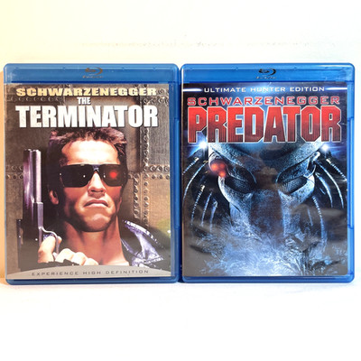 THE TERMINATOR / PREDATOR (Blu-Ray) Arnold Schwarzenegger - Action Sci-Fi