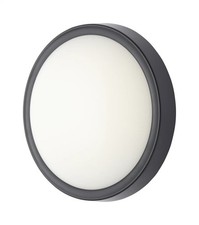 Outdoor Light Black Oxford LED Bulkhead Round IP65 Coast CZ-31750-BLK