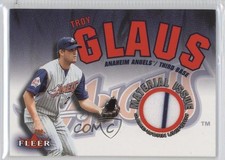 2001 Fleer Genuine Material Issue Troy Glaus 9bp
