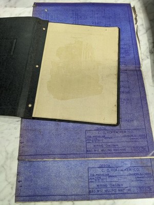 BROWN & SHARPE REPAIR PART LIST / OPERATOR MANUAL & WIRING DIAGRAMS #12 MILLING