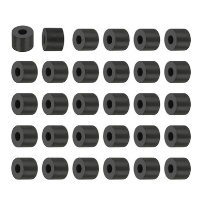 30 Pcs 0.2''ID x 0.6''OD x 0.5''T Multi Purpose Rubber Spacer