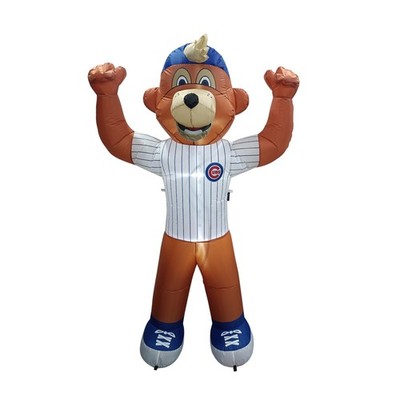 Chicago Cubs MLB 7 Ft Tall Inflatable ''Clark'' Mascot for Tailgating Party