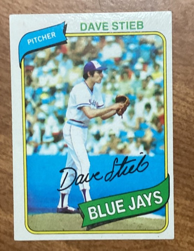 Dave Stieb #77 1980 Topps card