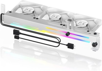 Graphics Card Cooler with ARGB 5V 3Pin LED and Three 80mm Fans, RGB LED Graph...