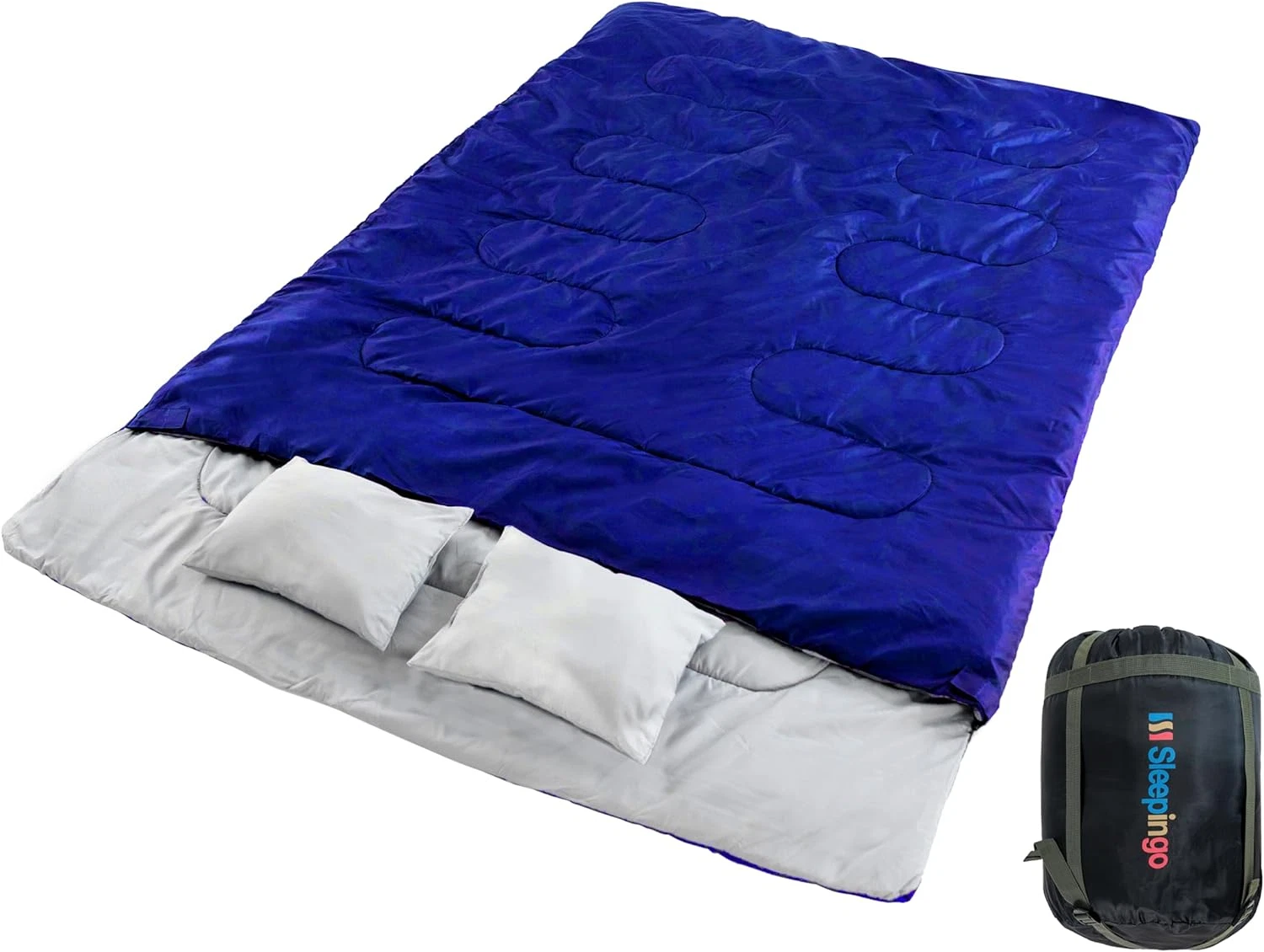 Waterproof Double Sleeping Bags for Adults - Perfect for Camping & Hiking