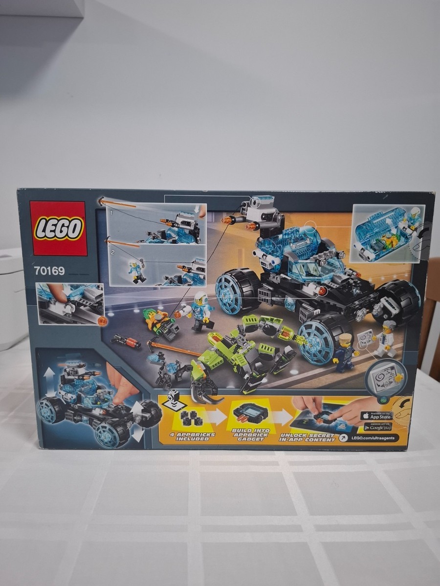 Lego Ultra Agents 70169 - Agent Stealth Patrol 100% Comp with box
