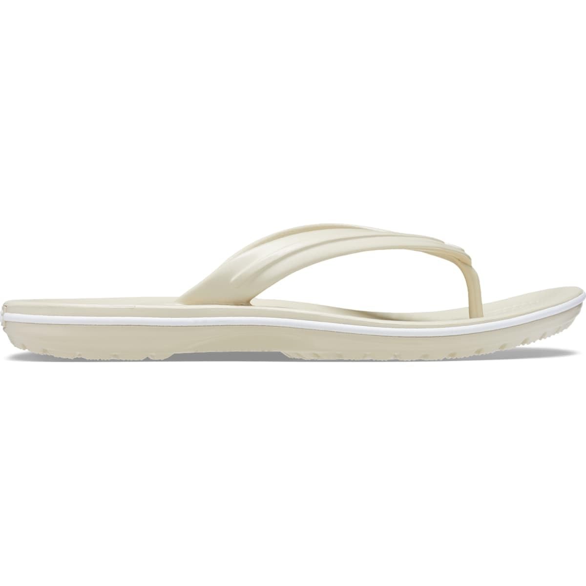Crocs Unisex Crocband Flip Thong Sandal, Lightweight Croslite Foam, Massage-Pod