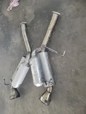 Fits 2003-2007 Infiniti G35 2Dr Coupe Dual Exhaust Catback 4.5 Muffler Tip