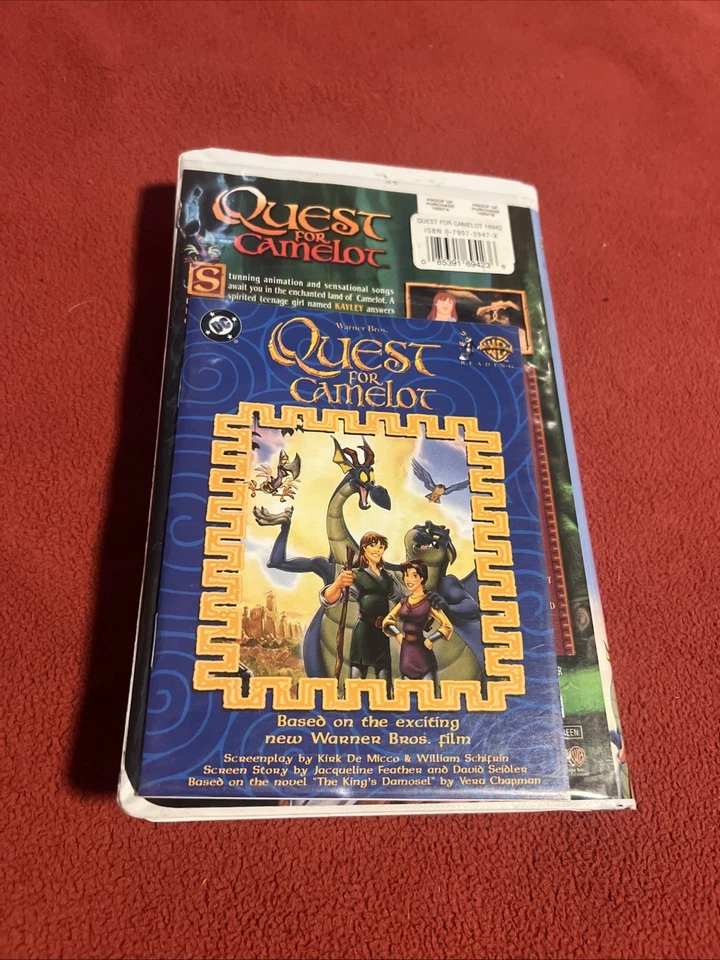 Quest For Camelot (VHS,Clamshell,1998) With Comic Book! - Image 3 of 4