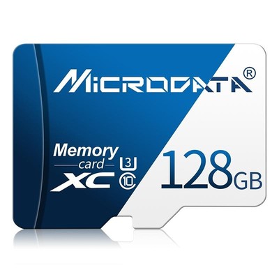 128GB U3 Blue & White TF MICRODATA Speicherkarte (Micro SD)