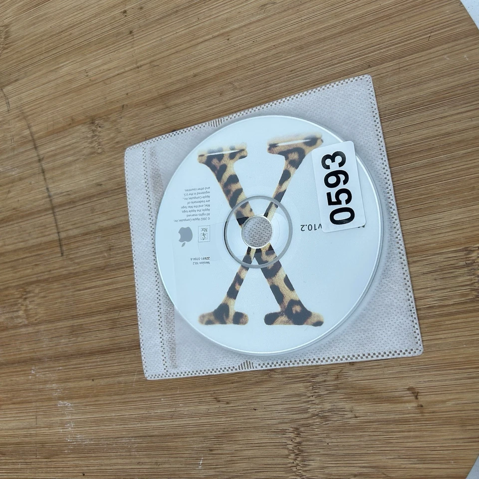 Mac OS X 10 v10.2 Jaguar Macintosh Upgrade Install Software Discs CDs 2002 - Image 3 of 3