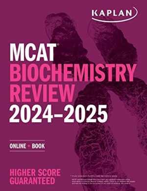 MCAT Biochemistry Review - Paperback, by Kaplan Test Prep - Acceptable