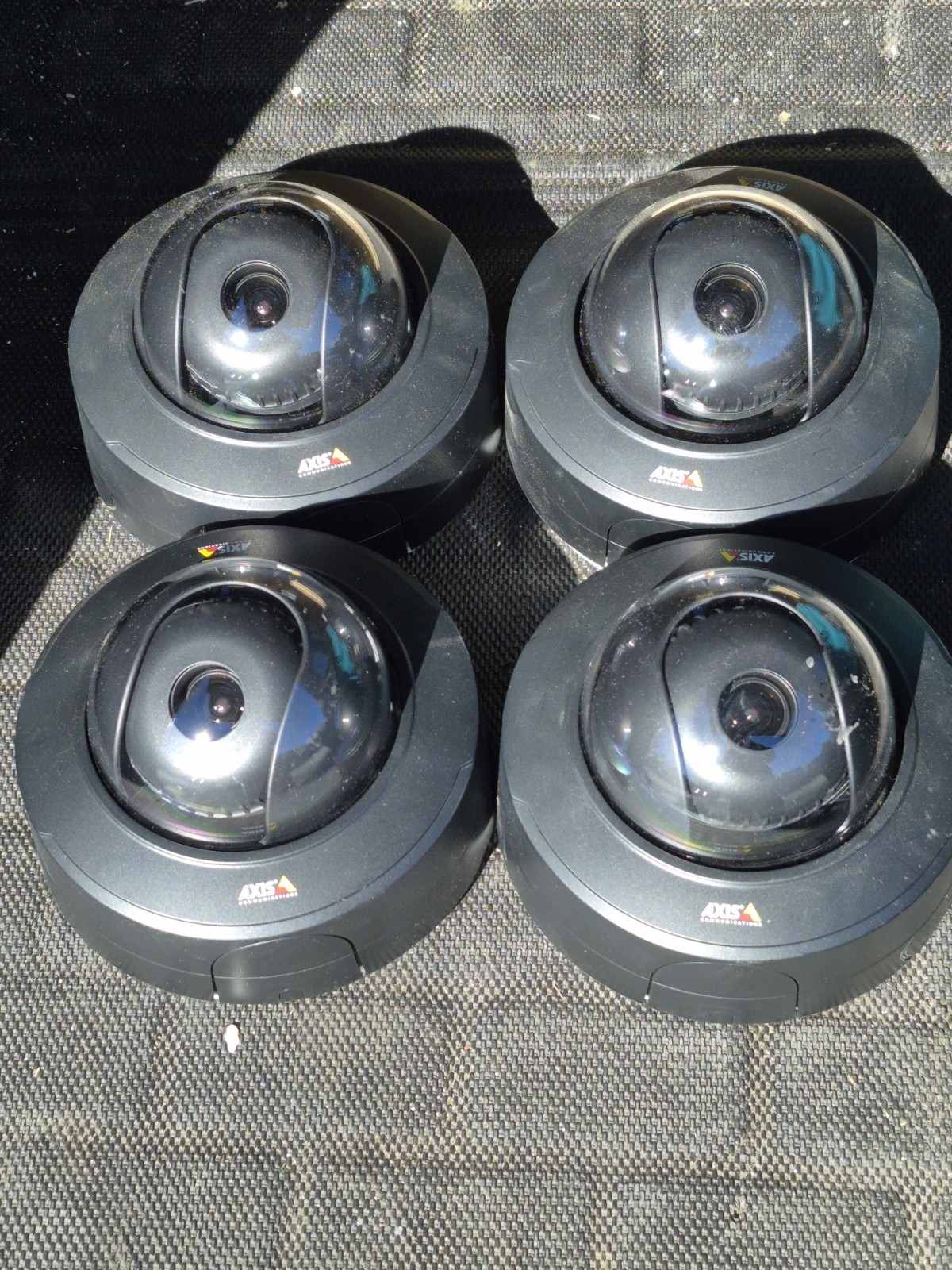 Axis P3245-V Security IP Camera, Black Dome Lot Of 4 Cameras 