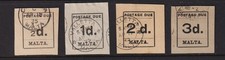 Malta - Old revenue stamps, cat. $ 47.50