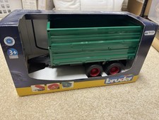 Bruder 02010 Tandem Axle Tipping Trailer with Removable Top