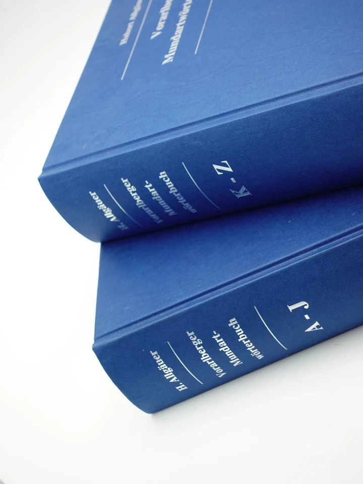 Vorarlberger Mundartwörterbuch. Signiert Hubert Allgäuer Band 1+2 Dialekt - Bild 4 von 4